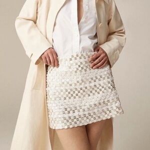J. Crew Sequin Mini Skirt